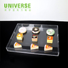 Transparent Waterproof Acrylic Box Tray with Handle