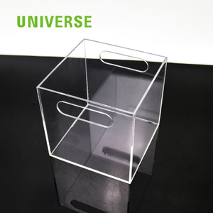 Customizable Transparent Acrylic Square Sundries Storage Box