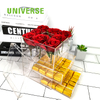 Transparent Waterproof Acrylic Storage Flower Box with Double Drawer